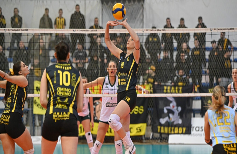 Βόλεϊ Γυναικών: Στις 19:30 το Σάββατο 31/01 ο αγώνας ΑΡΗΣ-ΘΕΤΙΣ