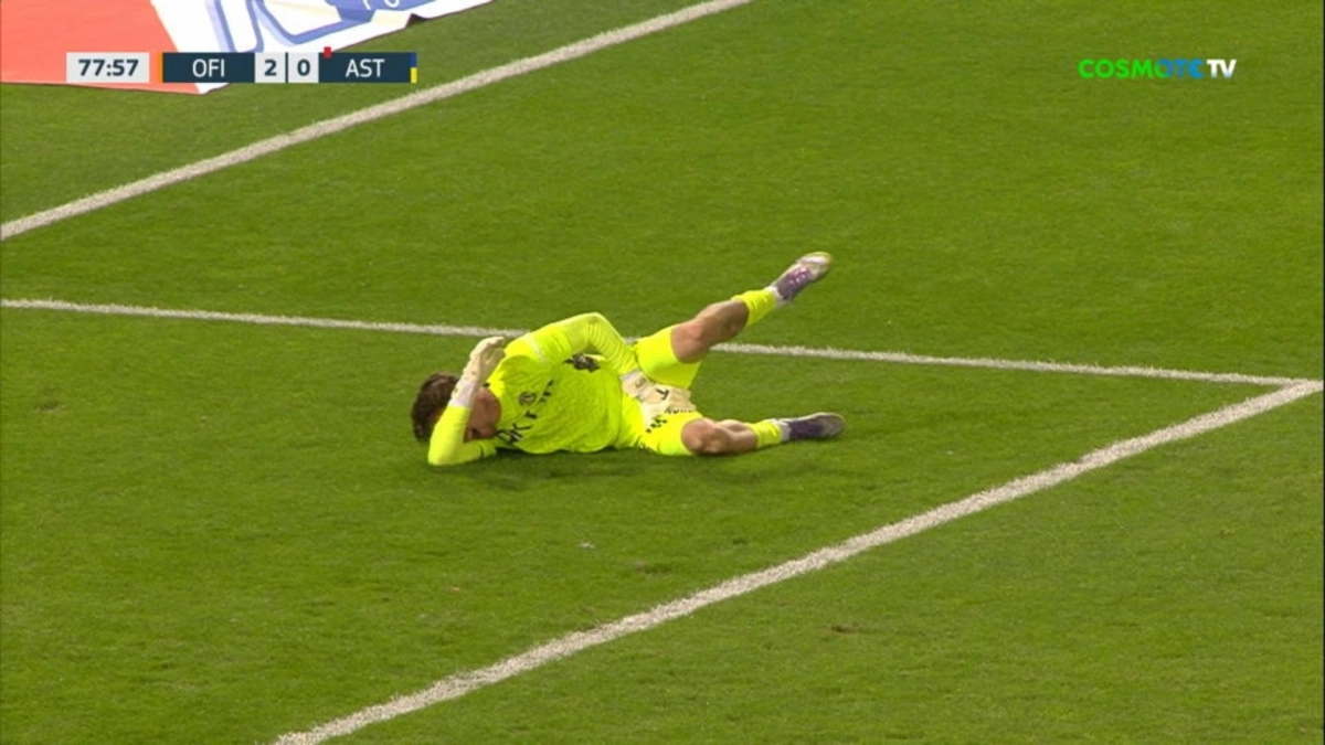 ΟΦΗ – Αστέρας: Ο Αλάγκμπε έγινε… τερματοφύλακας! (vid)