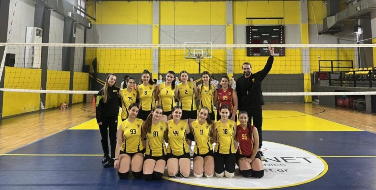 Βόλεϊ Κορασίδων: Φινάλε στο πρωτάθλημα για τον ΑΡΗ 1, 3-0 το Πανόραμα