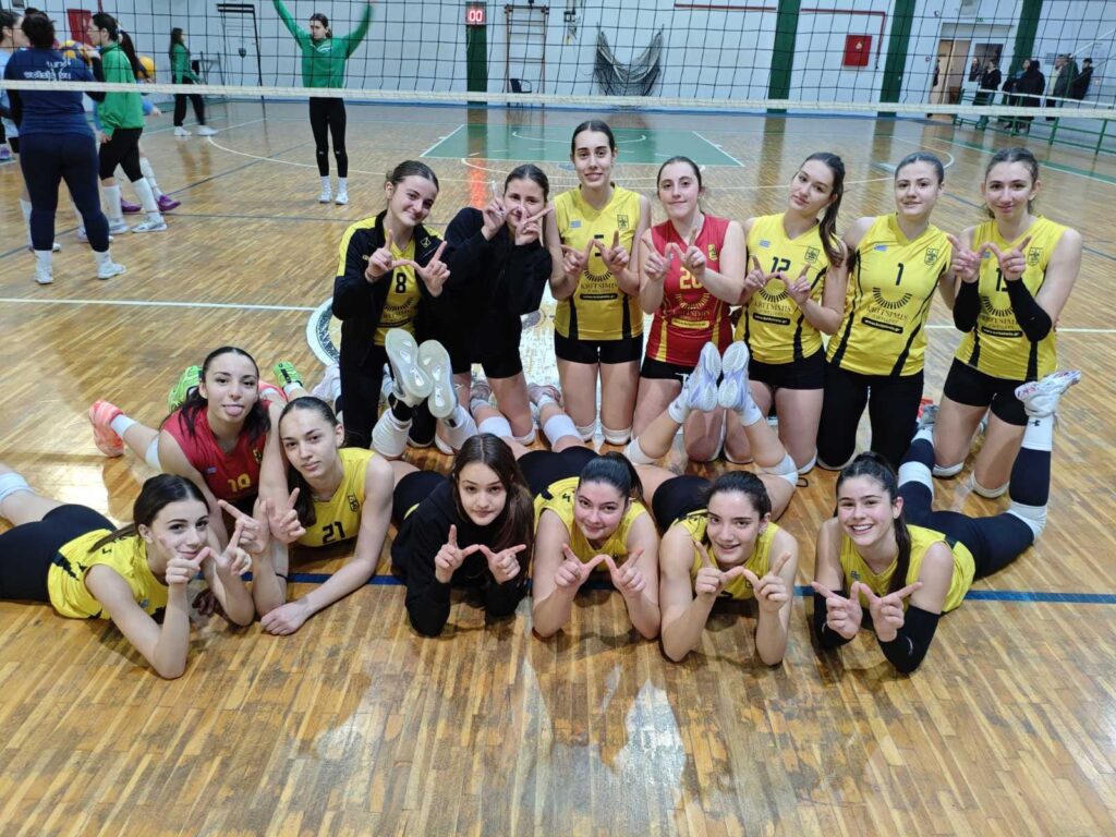 Βόλεϊ Κορασίδων: Nίκη του ΑΡΗ, 1-3 τον Μακεδονικό στην Ευκαρπία