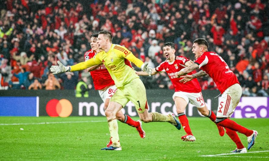 Με γκολ του τερματοφύλακα στο 98′ η Μπενφίκα στα πλέι οφ (vids)