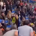 Οπαδοί του Ερυθρού Αστέρα πέταξαν αντικείμενα στους διαιτητές (vid)