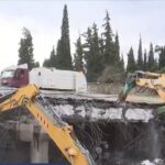 Ξεκίνησε η κατεδάφιση της γέφυρας του Πανοράματος (vid)