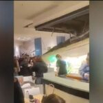 Πτώση οροφής σε εμπορικό της Θεσσαλονίκης: Εκτός κινδύνου η 45χρονη (vid)
