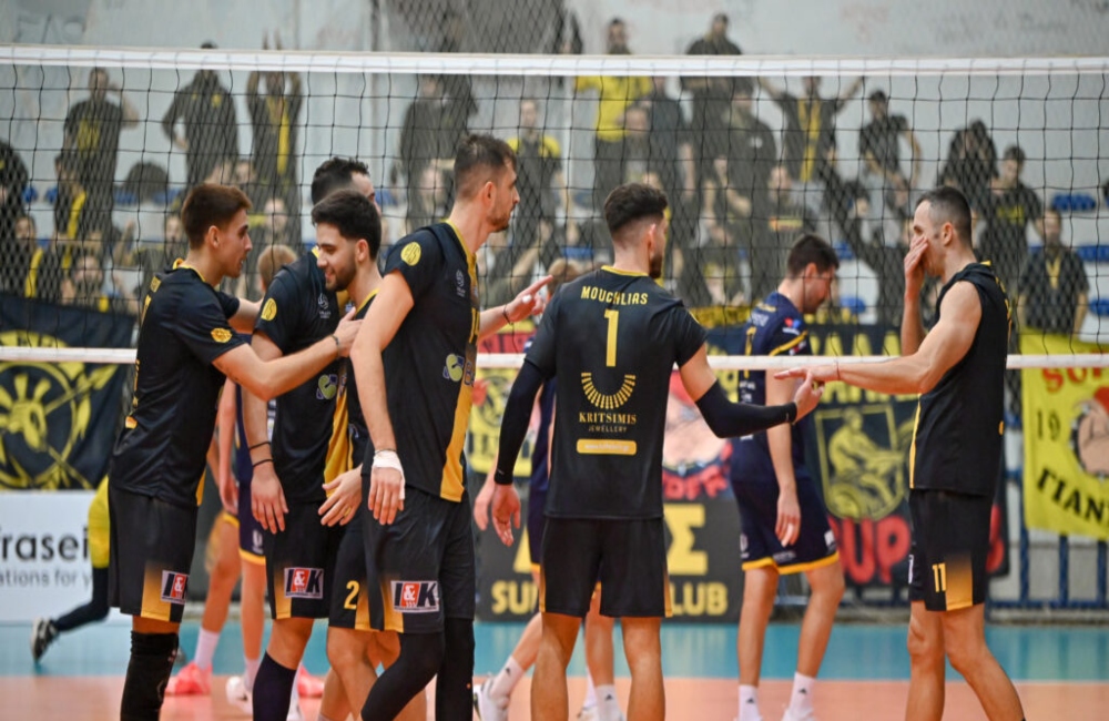 Βόλεϊ Ανδρών: Εύκολα τη ΧΑΝΘ ο ΑΡΗΣ (3-0)