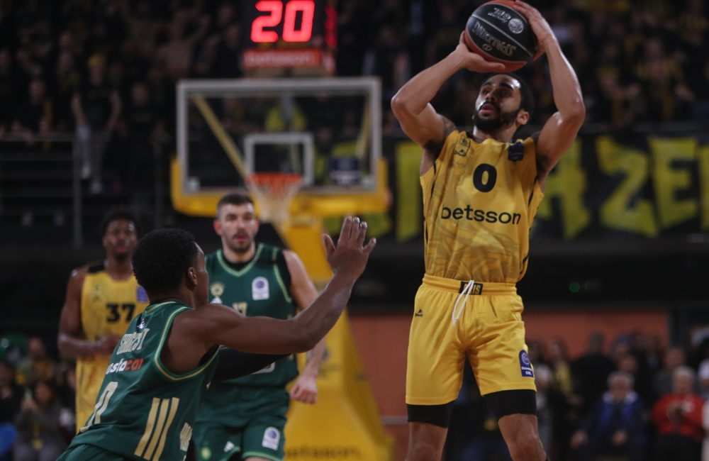 «Μεγάλο» τρίποντο του Μήτρου-Λονγκ για το +6 των «Κιτρινόμαυρων» στην παράταση (vid)