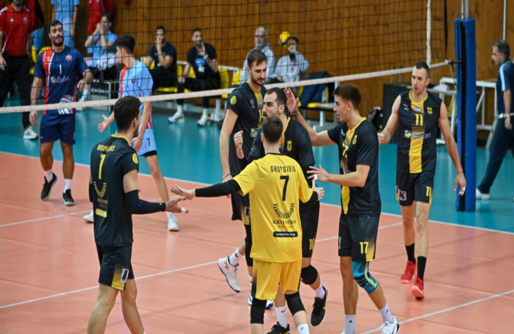 Βόλεϊ Ανδρών: «Καθαρή» νίκη επί του Άθλου Ορεστιάδας (3-1) και παραμονή στην κορυφή (pic)