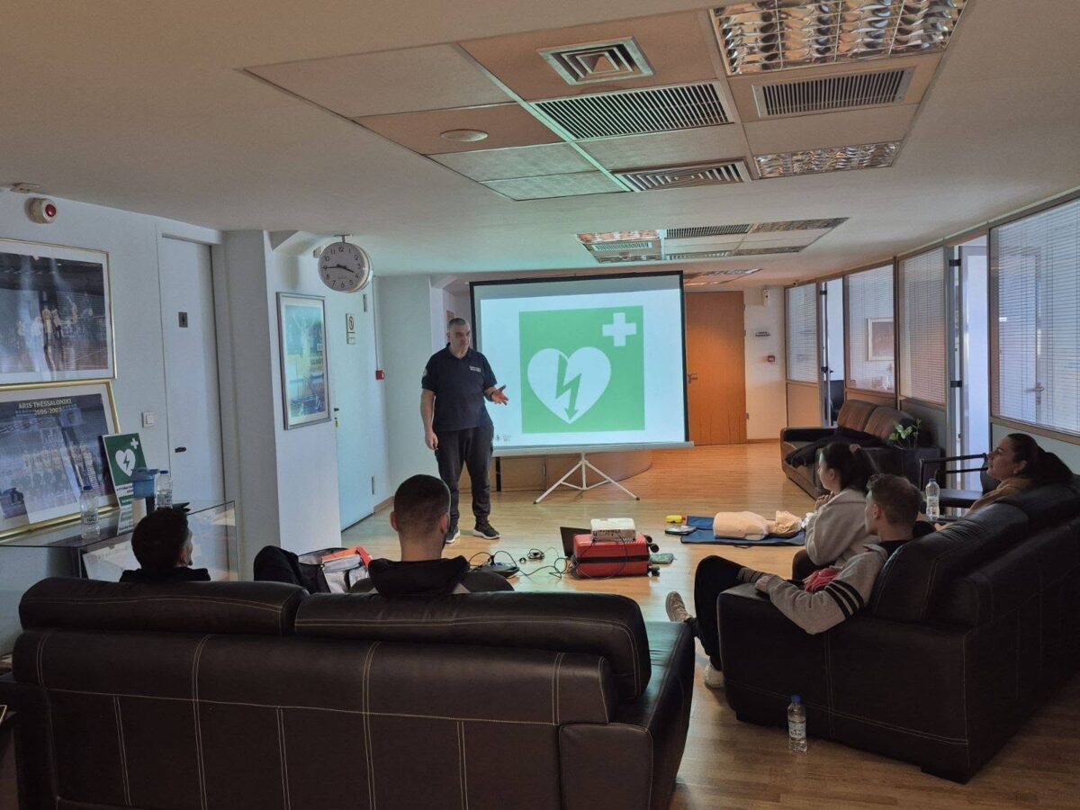 Σεμινάρια ΚΑΡΠΑ στην ΚΑΕ ΑΡΗΣ Betsson