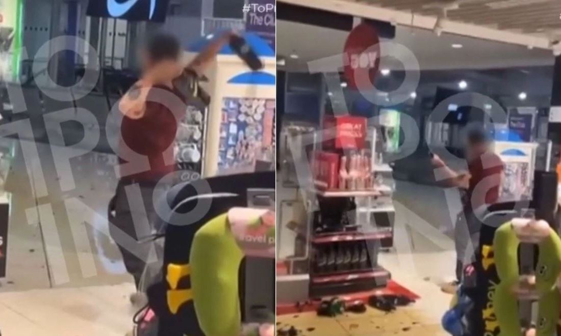 Επιβάτης τα έκανε «γυαλιά-καρφιά» επειδή δεν έφυγε η πτήση! (vid)