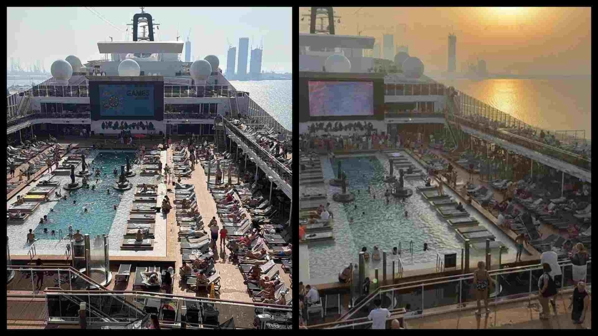 Πύραυλοι στο Ντουμπάι και οι τουρίστες… πάρτι στο κρουαζιερόπλοιο!