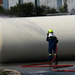 Καβάλα: Βυτιοφόρο ανετράπη στην Εγνατία Οδό – Κλειστό το ρεύμα προς Θεσσαλονίκη (vid)
