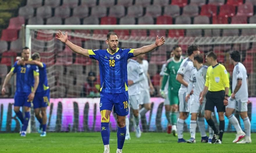 Νέο σοκ στα πέναλτι από τη Βοσνία για την Ιταλία και εκτός Μουντιάλ