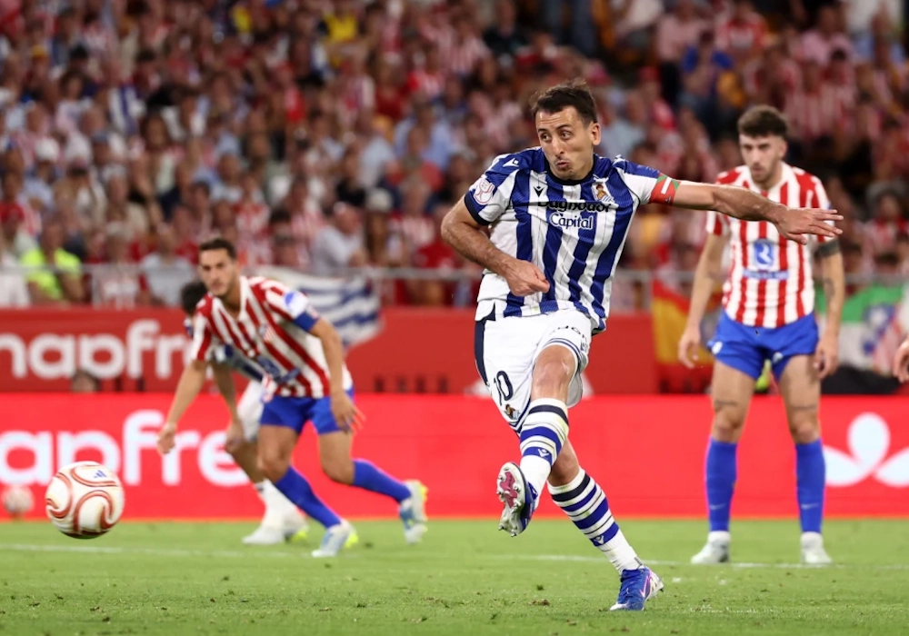 Ευστόχησε σε πέναλτι για το 1-2 της Σοσιεδάδ ο Ογιαρθάμπαλ (vid)