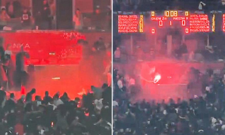 Επεισόδια μεταξύ οπαδών και αστυνομίας πριν το ντέρμπι του Βελιγραδίου (vid)