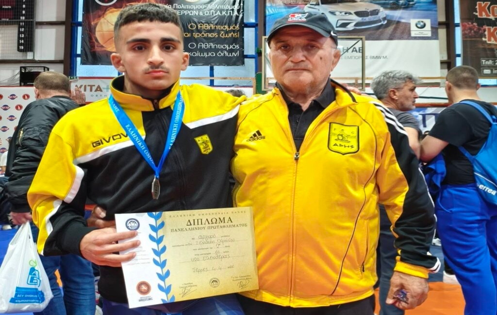 Πάλη: Αργυρό μετάλλιο ο Ξενάκης του ΑΡΗ στο Πανελλήνιο Πρωτάθλημα