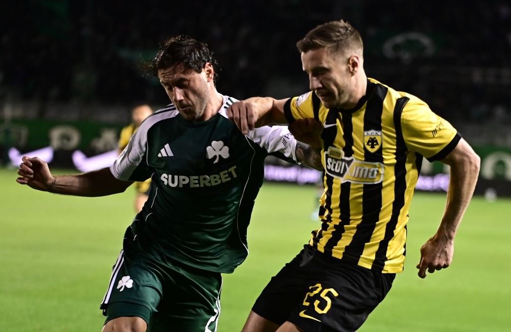 Παναθηναϊκός – ΑΕΚ 0-0: Ισόπαλο το ντέρμπι στο πρώτο ημίχρονο (vids)