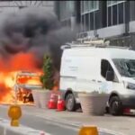 Νέα Υόρκη: Η στιγμή της έκρηξης σταθμευμένου οχήματος (vid)