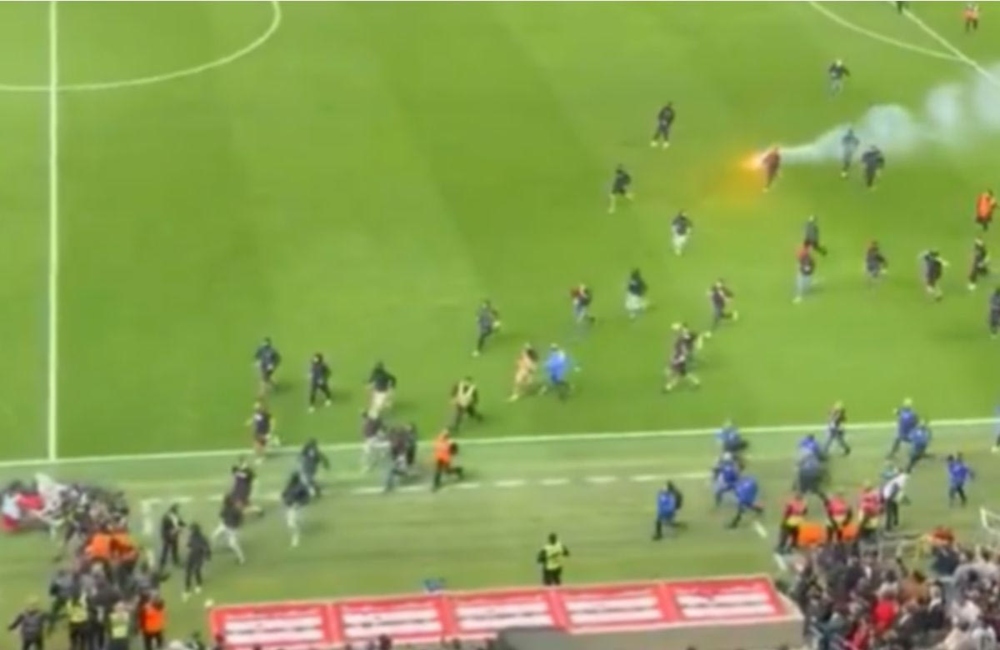Ligue 1: Χωρίς φιλάθλους της ομάδας τους θέλουν τα μπαράζ οι ποδοσφαιριστές της Νις (vid)
