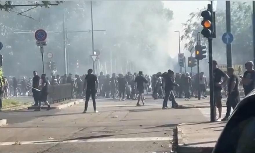 Άγρια επεισόδια στο Τορίνο, στον… αέρα το ντέρμπι