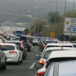 Εγνατία Οδός: Κλειστό το ρεύμα προς Θεσσαλονίκη – Ανετράπη νταλίκα στο ύψος του Δροσοχωρίου (vid)