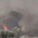 Ενεργή αλλά ελεγχόμενη η πυρκαγιά στην Περαία
