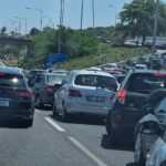 Χαμός στο δρόμο για Χαλκιδική, στο ύψος των Μουδανιών (pics)