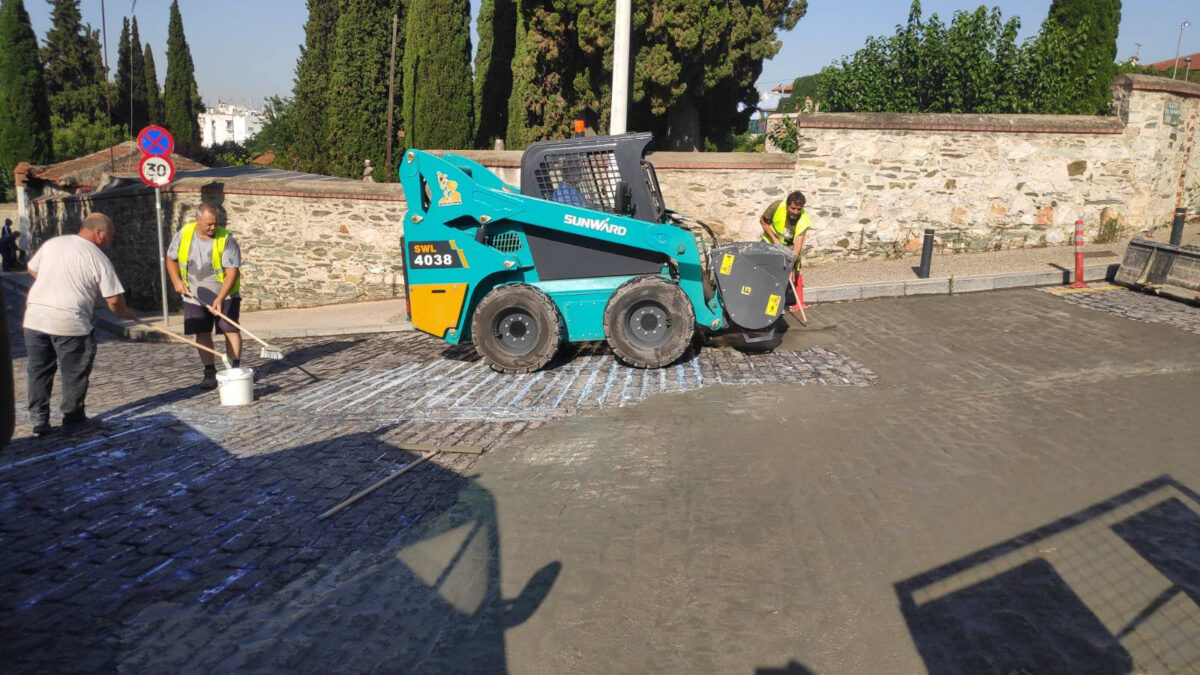 Θεσσαλονίκη: Ξεκίνησε η ασφαλτόστρωση της οδού Ελένη Ζωγράφου