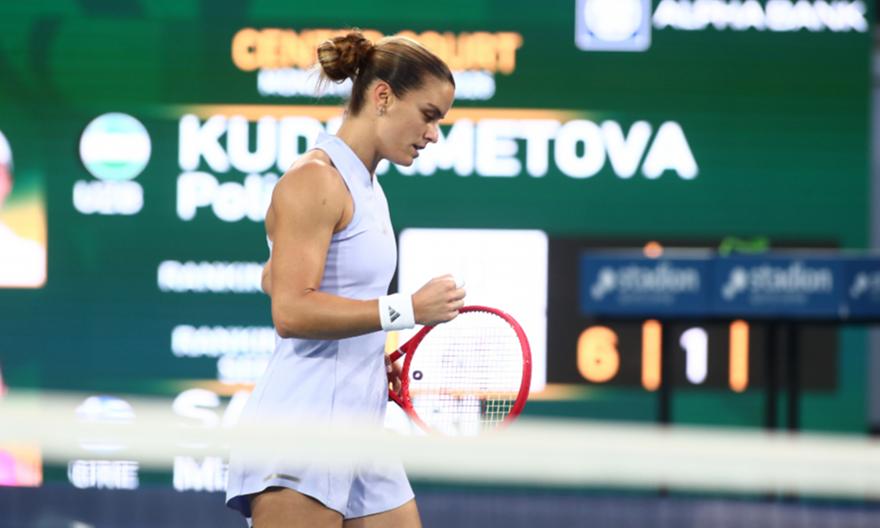 Ιδανική πρεμιέρα στο Athens Open για τη Σάκκαρη (vid)