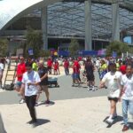 Ισπανικό πάρτι στο Λος Άντζελες για την πρόκριση στα ημιτελικά (vid)