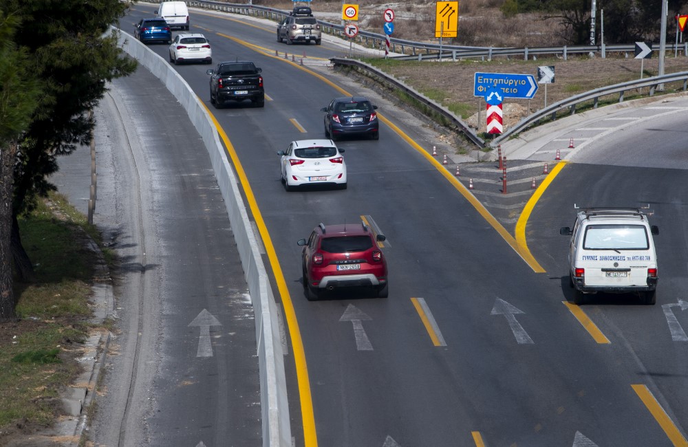 Συνεχίζονται οι εργασίες στην Εσωτερική Περιφερειακή Οδό Θεσσαλονίκης