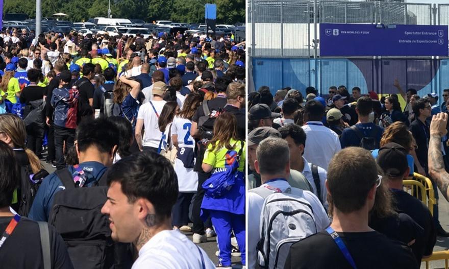 Παγκόσμιο φιάσκο στο MetLife: Ουρές χιλιομέτρων, ένταση και πλήρης αποδιοργάνωση (vid)