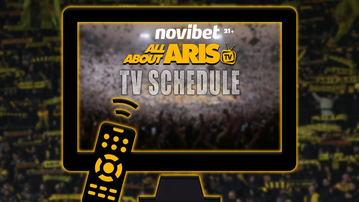 Novibet AllAboutARIS TV: Το πρόγραμμα της Δευτέρας (03/08)