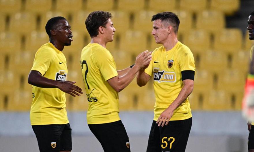 H AEK 1-0 στο ημίχρονο την Καλλιθέα (vid)