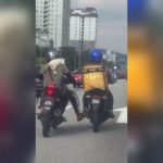 Οδηγούσε με μια… γάτα στον ώμο του! (vid)