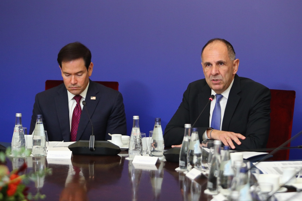 Γεραπετρίτης για Ρούμπιο: «Η ελληνοαμερικανική εταιρική σχέση ποτέ δεν ήταν πιο ισχυρή, βαθιά και συνεκτική»